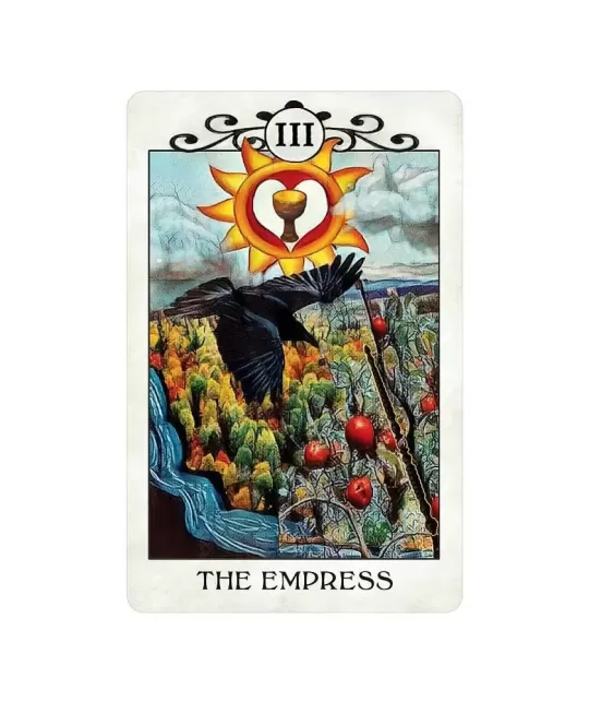 Crow Tarot Pocket Edition – Set tarot compact | Emagie.ro