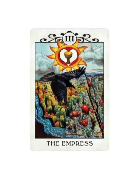 Crow Tarot Pocket Edition – Set tarot compact | Emagie.ro