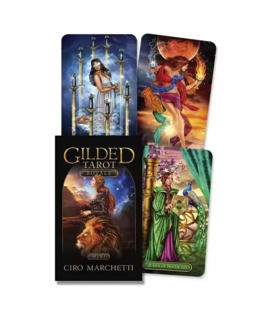 Gilded Tarot Royale Mini Cards – Elegant Tarot Set | Emagie.ro