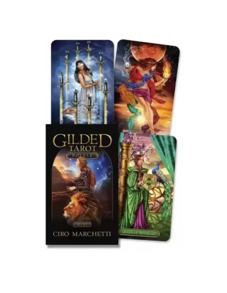 Gilded Tarot Royale Mini Cards – Elegant Tarot Set | Emagie.ro