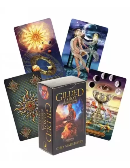 Gilded Tarot Royale Mini Cards – Elegant Tarot Set | Emagie.ro