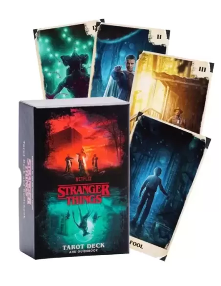 Stranger Things Tarot Deck And Guidebook – Set tarot captivant | Emagie.ro
