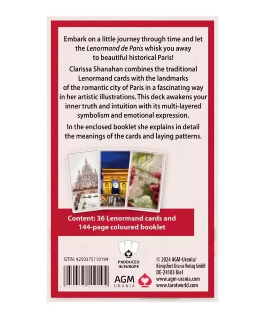 Lenormand De Paris – Set tarot poetic | Emagie.ro