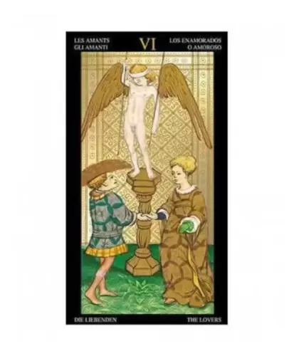 Golden Visconti Tarot Grand Trumps – Set tarot elegant | Emagie.ro