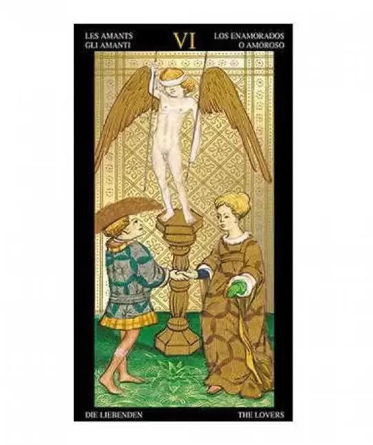 Golden Visconti Tarot Grand Trumps – Set tarot elegant | Emagie.ro