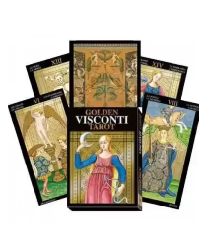 Golden Visconti Tarot Grand Trumps – Set tarot elegant | Emagie.ro 2