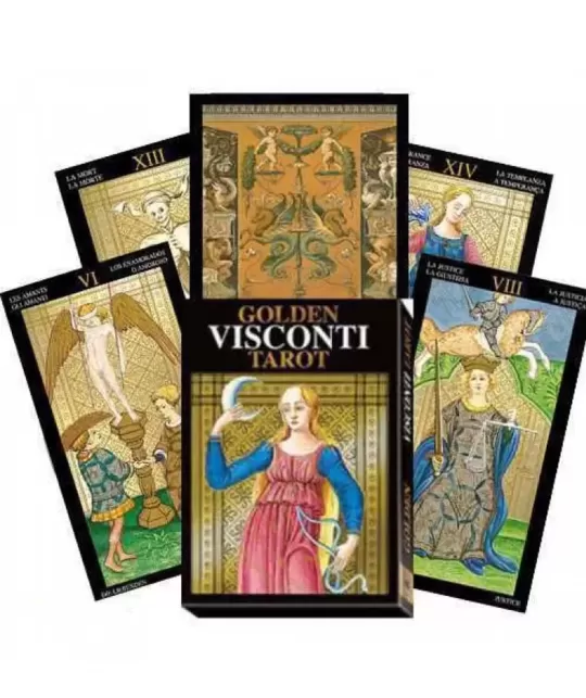 Golden Visconti Tarot Grand Trumps – Set tarot elegant | Emagie.ro