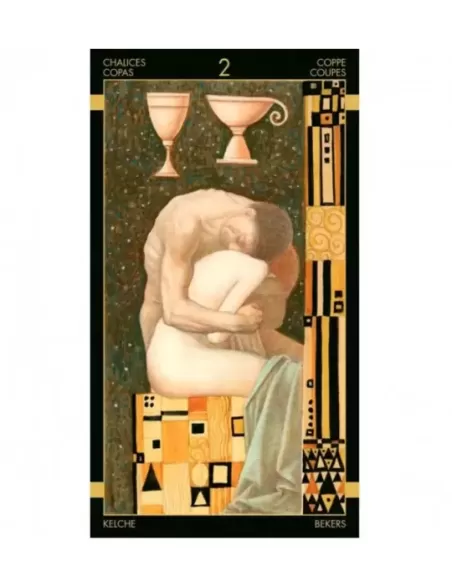 Atanassov Mini Tarot Golden Klimt – Set tarot elegant | Emagie.ro