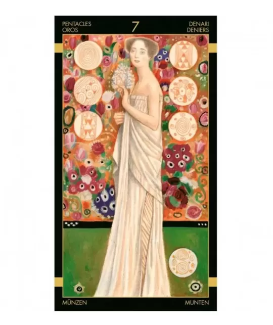 Atanassov Mini Tarot Golden Klimt – Set tarot elegant | Emagie.ro