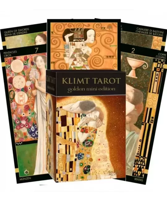 Atanassov Mini Tarot Golden Klimt – Set tarot elegant | Emagie.ro