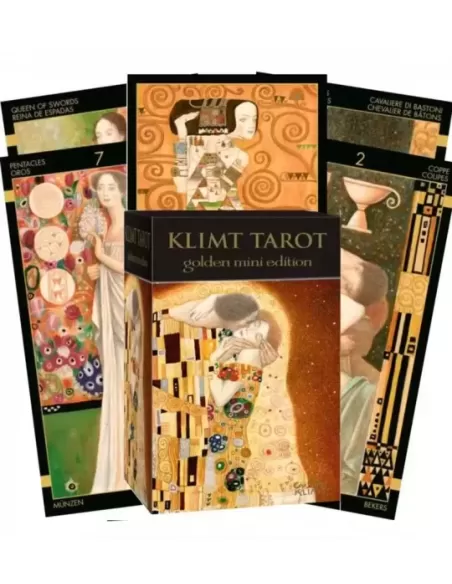Atanassov Mini Tarot Golden Klimt – Set tarot elegant | Emagie.ro