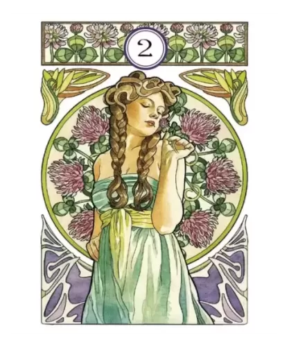 Art Nouveau Lenormand Oracle – Set oracol elegant | Emagie.ro