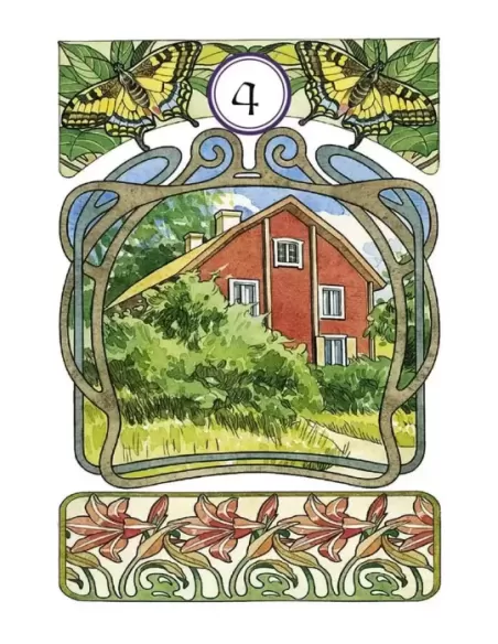Art Nouveau Lenormand Oracle – Set oracol elegant | Emagie.ro
