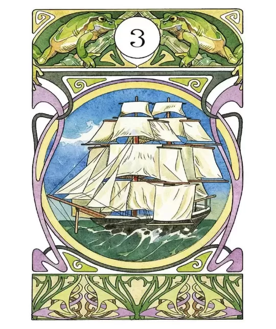 Art Nouveau Lenormand Oracle – Set oracol elegant | Emagie.ro