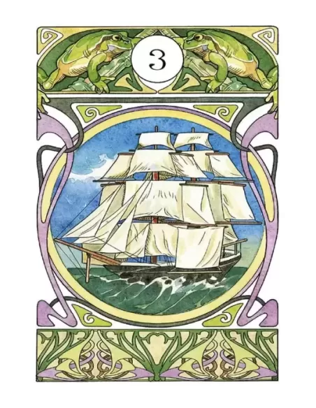 Art Nouveau Lenormand Oracle – Set oracol elegant | Emagie.ro