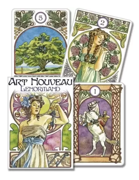 Art Nouveau Lenormand Oracle – Set oracol elegant | Emagie.ro