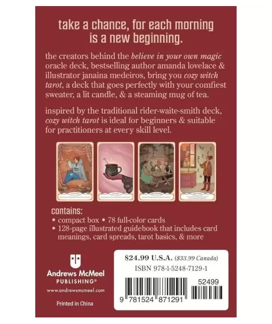 COZY WITCH TAROT DECK – Set tarot cald și blând | Emagie.ro