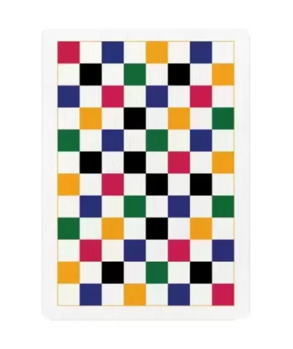 Multi Color Checkerboard – Cărți de joc premium | Emagie.ro