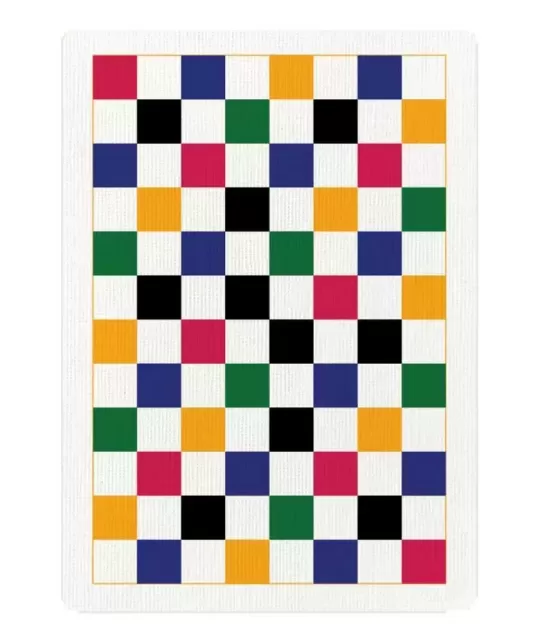 Multi Color Checkerboard – Cărți de joc premium | Emagie.ro
