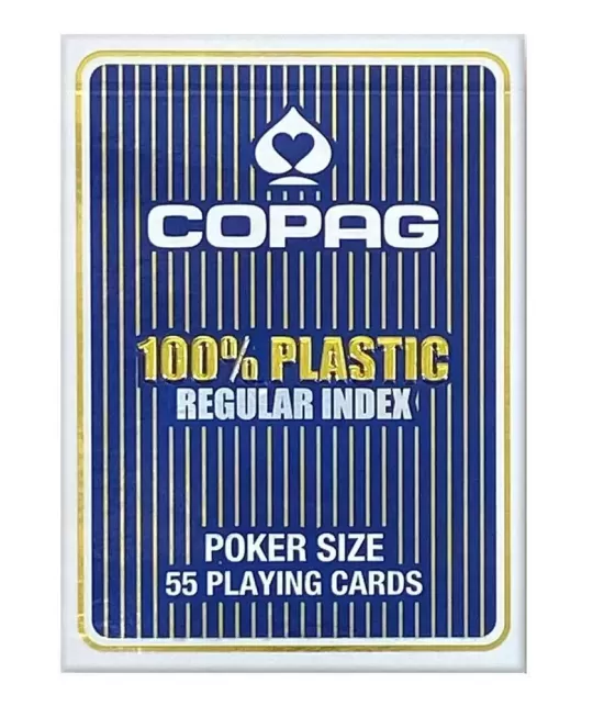 COPAG Plastic Standard Index de Poker – Cărți de joc durabile | Emagie.ro