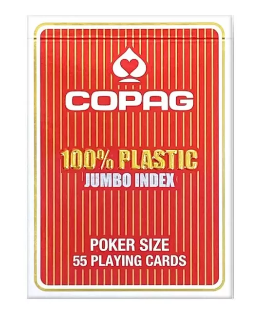 COPAG Plastic Jumbo Index de Poker – Cărți de joc premium | Emagie.ro