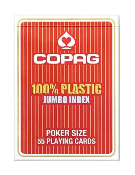 COPAG Plastic Jumbo Index de Poker – Cărți de joc premium | Emagie.ro