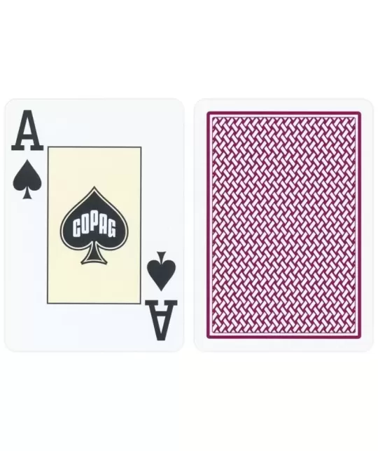 Gold Copag Texas Hold Em Plastic Jumbo – Cărți de joc premium | Emagie.ro
