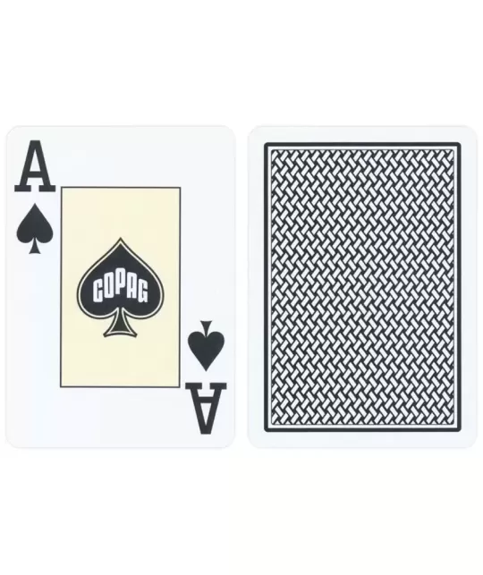 Gold Copag Texas Hold Em Plastic Jumbo – Cărți de joc premium | Emagie.ro