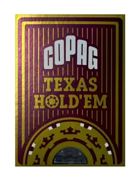Gold Copag Texas Hold Em Plastic Jumbo – Cărți de joc premium | Emagie.ro