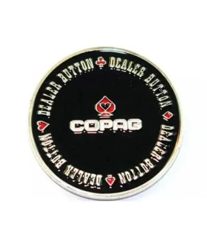Set de poker Gold Copag Texas Hold Em Plastic cu Dealer Button – Cărți de joc premium | Emagie.ro