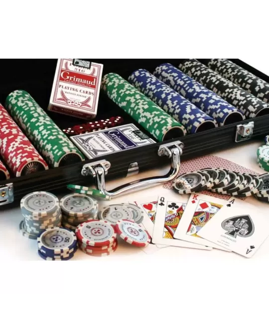 Grimaud Poker Set 500 Chips – Premium Playing Cards | Emagie.ro