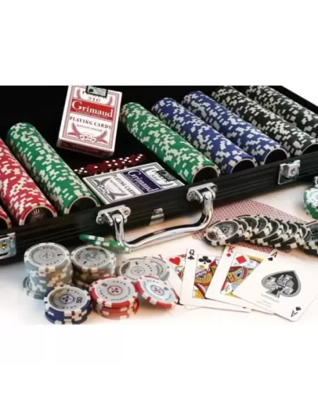 Grimaud Poker Set 500 Chips – Premium Playing Cards | Emagie.ro