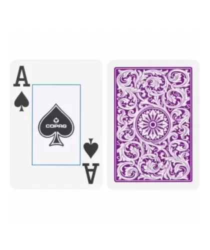 Copag Plastic Set Purple Grey Jumbo de Poker – Cărți de joc premium | Emagie.ro 2