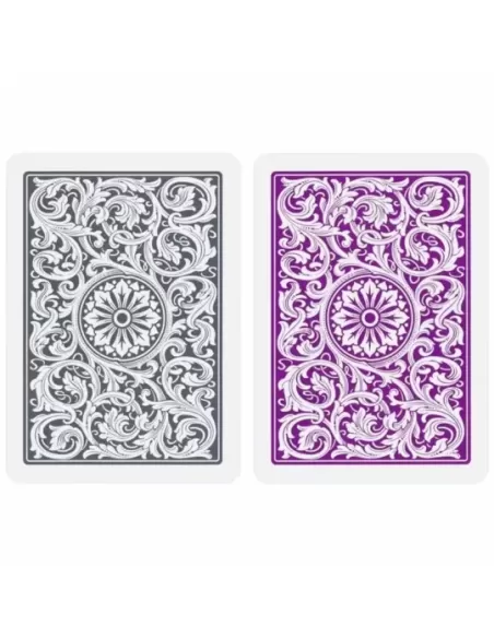Copag Plastic Set Purple Grey Jumbo de Poker – Cărți de joc premium | Emagie.ro