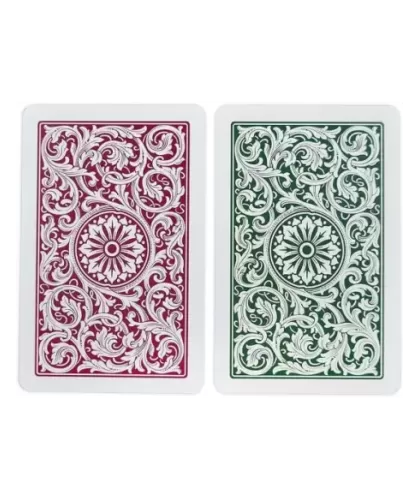 Copag Plastic Set Green Burgundy Bridge Size de Poker – Cărți de joc premium | Emagie.ro 2