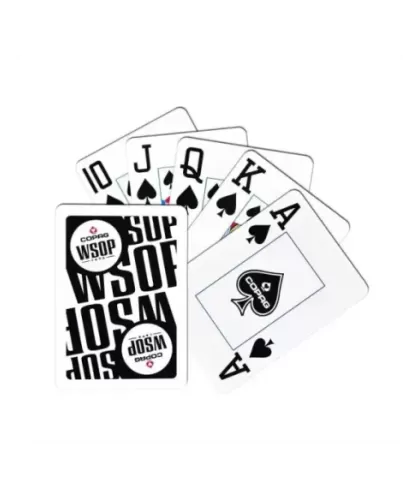 Copag Plastic Set WSOP Red Black Jumbo – Cărți de joc premium | Emagie.ro 2
