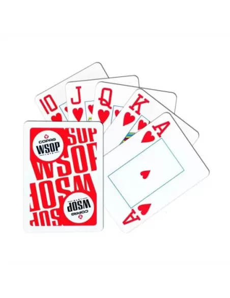 Copag Plastic Set WSOP Red Black Jumbo – Cărți de joc premium | Emagie.ro