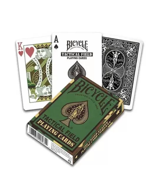 Bicycle Tactical Field Jungle Green – Cărți de joc premium | Emagie.ro