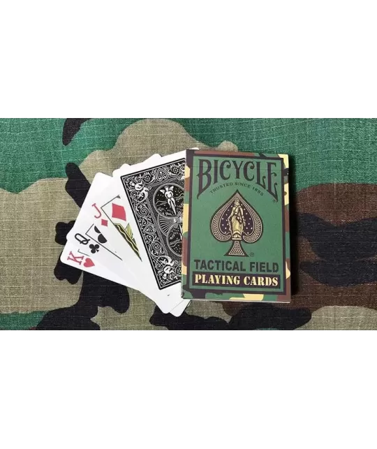 Bicycle Tactical Field Jungle Green – Cărți de joc premium | Emagie.ro