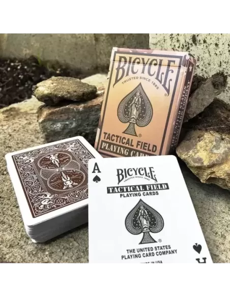 Bicycle Tactical Field Desert Brown – Cărți de joc premium | Emagie.ro