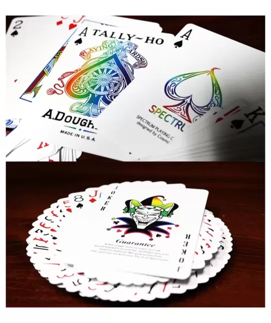 Spectrum Tally Ho – Vibrant Playing Cards | Emagie.ro