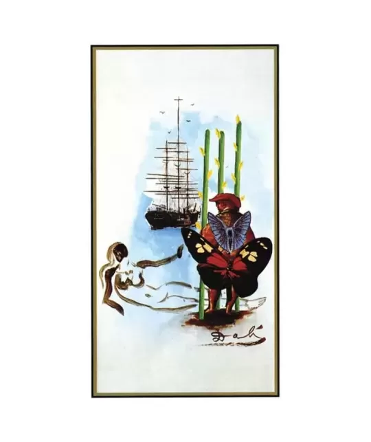 Salvador Dali Deluxe Tarot Gilded Deck and Book Set Gold – Set tarot premium | Emagie.ro