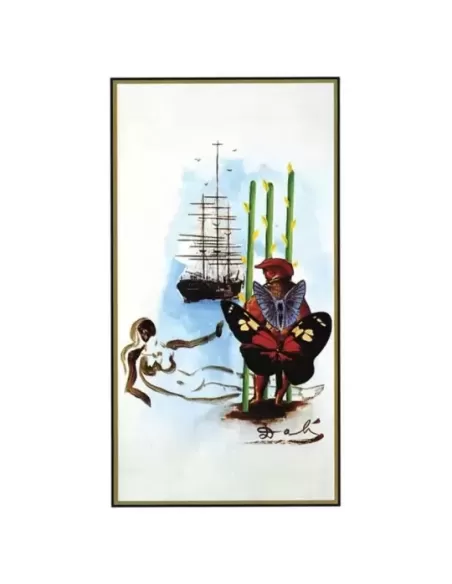 Salvador Dali Deluxe Tarot Gilded Deck and Book Set Gold – Set tarot premium | Emagie.ro