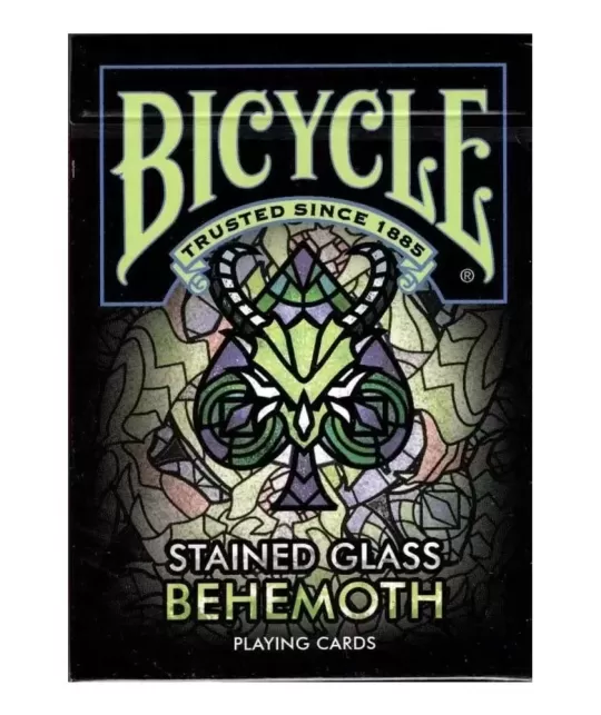Bicycle Stained Glass Behemoth – Cărți de joc premium | Emagie.ro