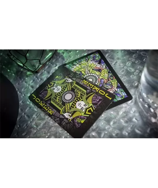 Bicycle Stained Glass Behemoth – Cărți de joc premium | Emagie.ro