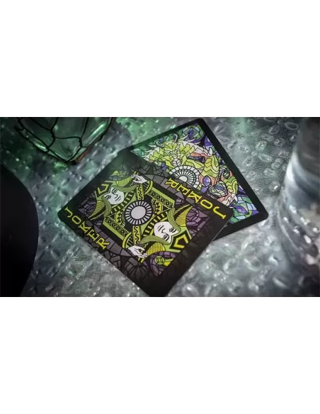 Bicycle Stained Glass Behemoth – Cărți de joc premium | Emagie.ro