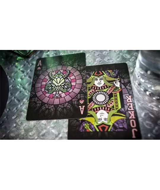 Bicycle Stained Glass Behemoth – Cărți de joc premium | Emagie.ro