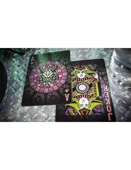 Bicycle Stained Glass Behemoth – Cărți de joc premium | Emagie.ro