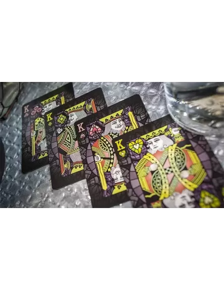 Bicycle Stained Glass Behemoth – Cărți de joc premium | Emagie.ro