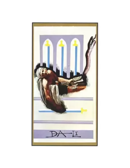 Salvador Dali Deluxe Tarot Gilded Deck and Book Set Gold – Set tarot premium | Emagie.ro